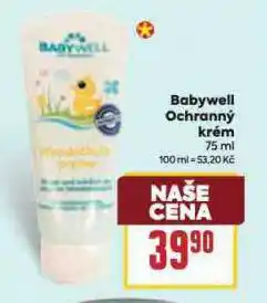 Billa Babywell ochraný krém nabídka