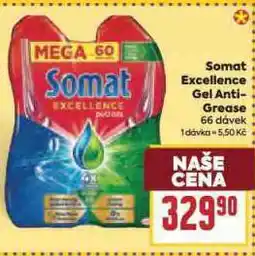 Billa Somat excellence gel anti-grease nabídka