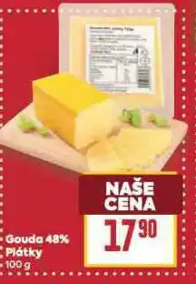 Billa Gouda 48% - plátky nabídka