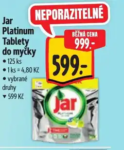 Albert Jar Platinum Tablety do myčky nabídka