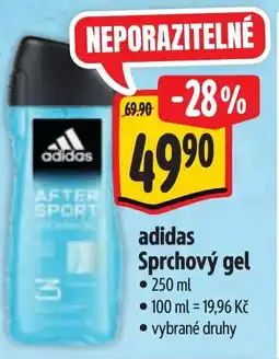 Albert Adidas Sprchový gel nabídka