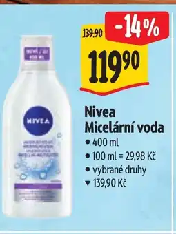 Albert NIVEA Micelární voda nabídka