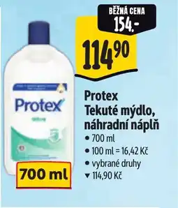 Albert Protex Tekuté mýdlo, náhradní náplň nabídka