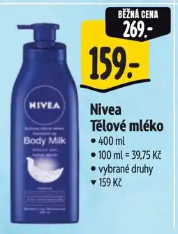Albert NIVEA Tělové mléko nabídka