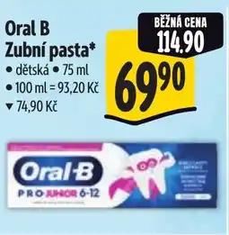 Albert Oral B Zubní pasta nabídka