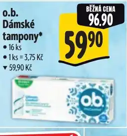 Albert O.B. Dámské tampony nabídka