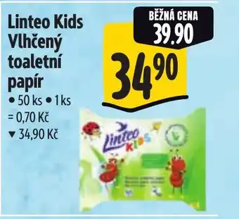 Albert Linteo Kids Vlhčený toaletní papír nabídka