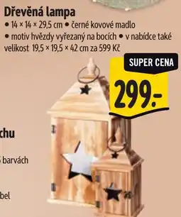 Albert Dřevěná lampa nabídka