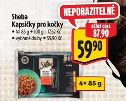 Albert Sheba Kapsičky pro kočky nabídka