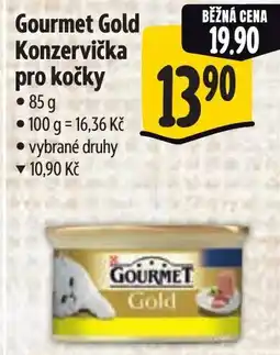 Albert Gourmet Gold Konzervička pro kočky nabídka