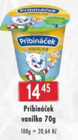Qanto Pribináček vanilka nabídka
