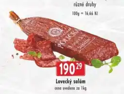 Qanto Lovecký salám nabídka