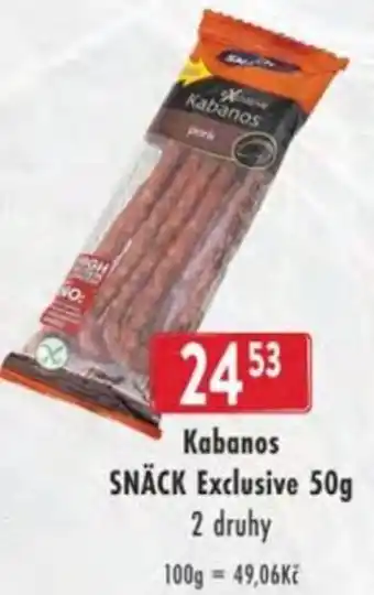 Qanto Kabanos SNÄCK Exclusive nabídka
