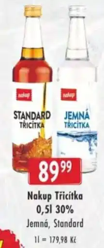 Qanto Nakup Třicítka 30% Jemná, Standard nabídka