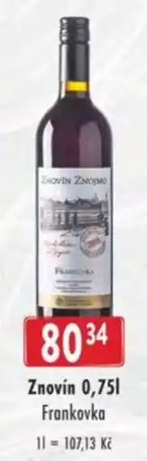 Qanto Znovín Frankovka nabídka