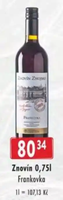 Qanto Znovín Frankovka nabídka
