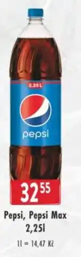 Qanto Pepsi, Pepsi Max nabídka