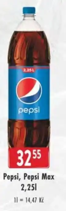 Qanto Pepsi, Pepsi Max nabídka