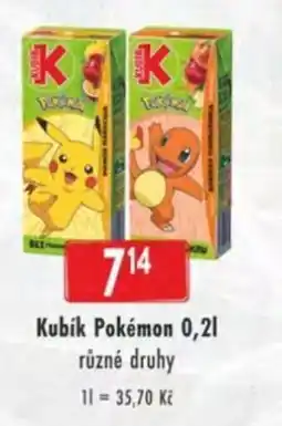 Qanto Kubík Pokémon nabídka