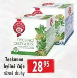 Qanto Teekanne byliné čaje nabídka
