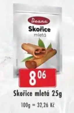 Qanto Skořice mletá nabídka