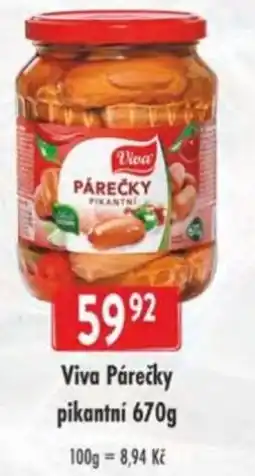 Qanto Viva Párečky pikantni nabídka