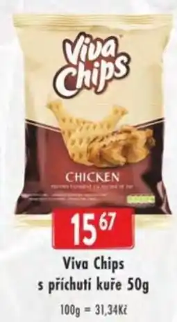 Qanto Viva Chips s příchutí kuře nabídka