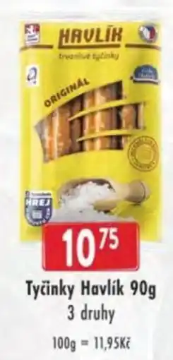 Qanto Tyčinky Havlík 3 druhy nabídka