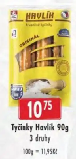 Qanto Tyčinky Havlík 3 druhy nabídka