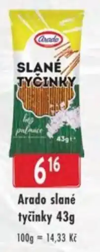 Qanto Arado slané tyčinky nabídka