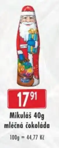 Qanto Mikuláš mléčná čokoláda nabídka