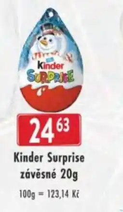 Qanto Kinder Surprise závěsné nabídka