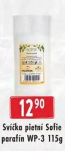 Qanto Svíčka pietní Sofie parafín WP-3 nabídka