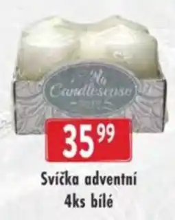 Qanto Svíčka adventní bílé nabídka