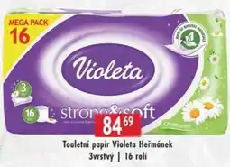 Qanto Toaletní papír Violeta Heřmánek 3vrstvý nabídka