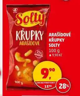 Penny Market ARAŠÍDOVÉ KŘUPKY SOLTY, 100 g nabídka