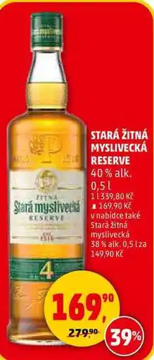 Penny Market STARÁ ŽITNÁ MYSLIVECKÁ RESERVE, 0,5 l nabídka