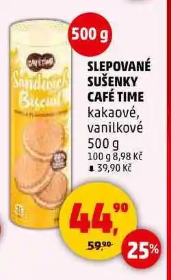 Penny Market SLEPOVANÉ SUŠENKY CAFÉ TIME, 500 g nabídka