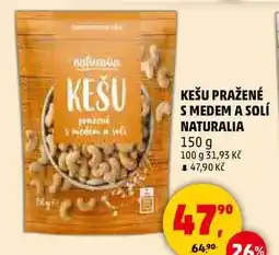 Penny Market KEŠU PRAŽENÉ S MEDEM A SOLÍ NATURALIA, 150 g nabídka
