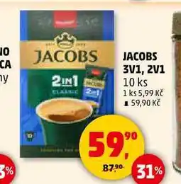 Penny Market JACOBS 3V1, 2V1, 10 ks nabídka