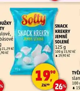 Penny Market SNACK KREKRY JEMNĚ SOLENÉ, 125 g nabídka