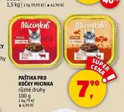 Penny Market PAŠTIKA PRO KOČKY MICINKA, 100 g nabídka