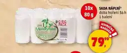 Penny Market SADA NÁPLNÍ doba hoření 36 h 10x 80 g, 1 balení nabídka