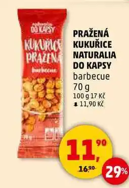Penny Market PRAŽENÁ KUKUŘICE NATURALIA DO KAPSY barbecue, 70 g nabídka