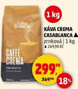 Penny Market KÁVA CREMA CASABLANCA zrnková, 1 kg nabídka