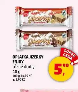 Penny Market OPLATKA JIZERKY ENJOY, 40 g nabídka