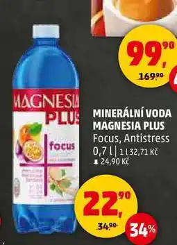 Penny Market MINERÁLNÍ VODA MAGNESIA PLUS, 0,7 l nabídka