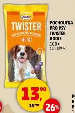 Penny Market POCHOUTKA PRO PSY TWISTER BODIE, 100 g nabídka