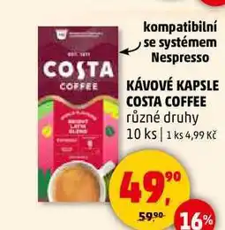 Penny Market KÁVOVÉ KAPSLE COSTA COFFEE, 10 ks nabídka