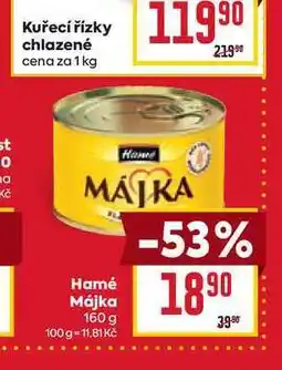 Billa Hamé Májka 160 g nabídka